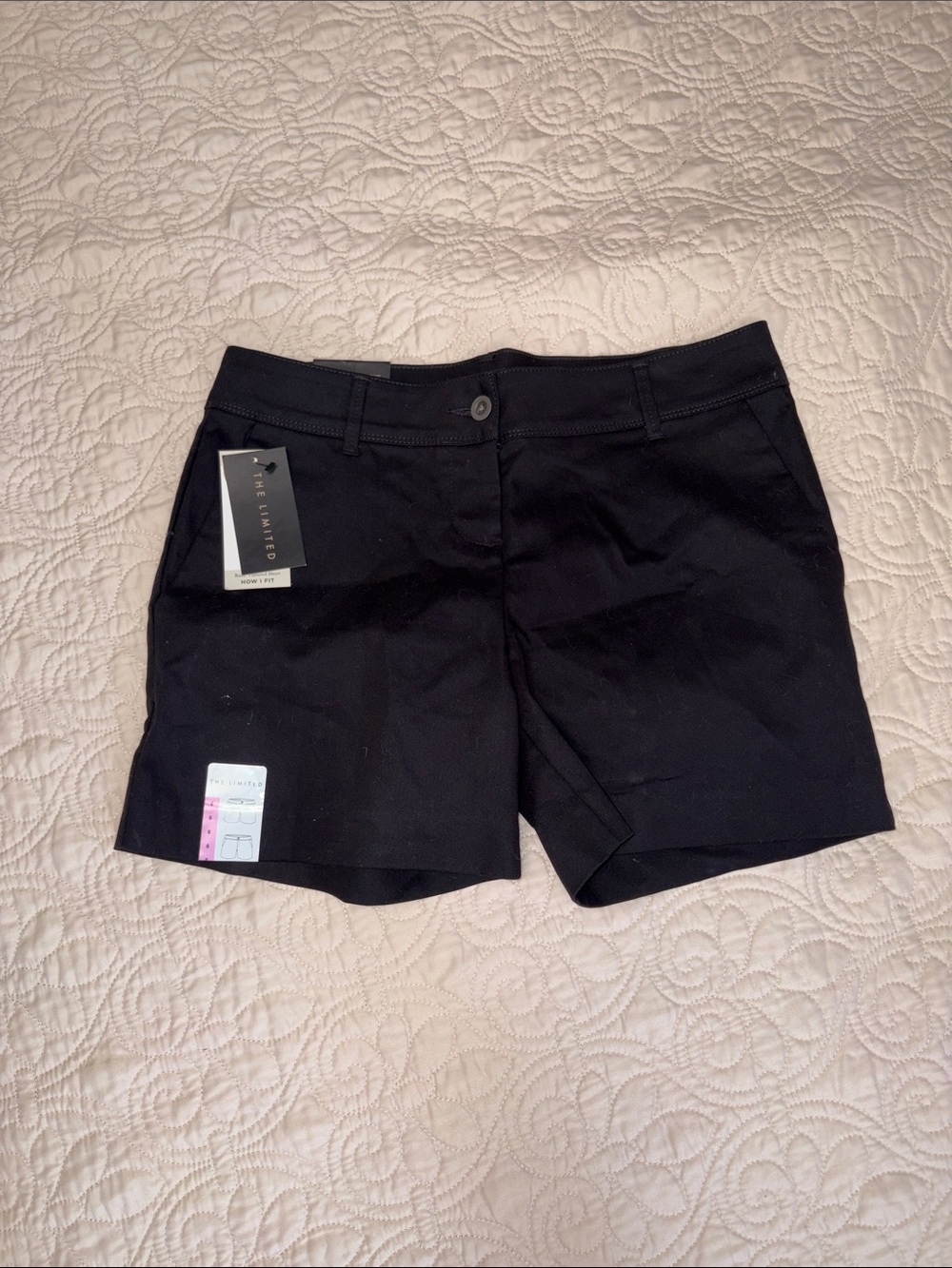 NWT The Limited Black Tailored Women's Bermuda Shorts